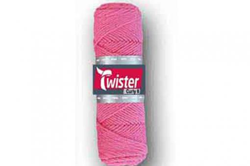 Topflappen-Garn Twister - 50 g - Uni Pink