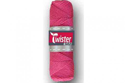 Topflappen-Garn Twister - 50 g - Uni D-Pink