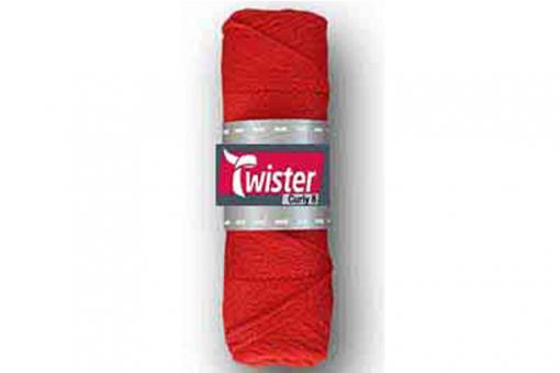 Topflappen-Garn Twister - 50 g - Uni Rot