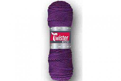 Topflappen-Garn Twister - 50 g - Uni Lila