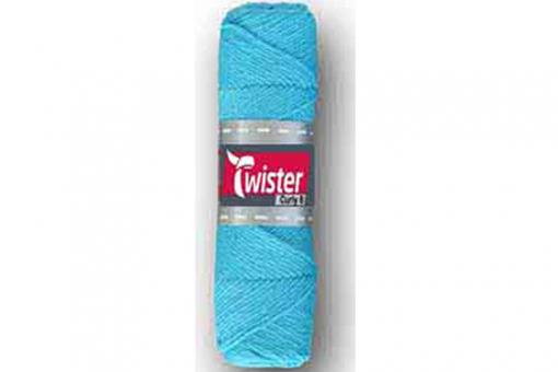 Topflappen-Garn Twister - 50 g - Uni Türkis