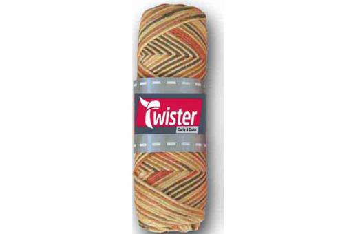 Topflappen-Garn Twister - 50 g - Bunt Beige-Töne