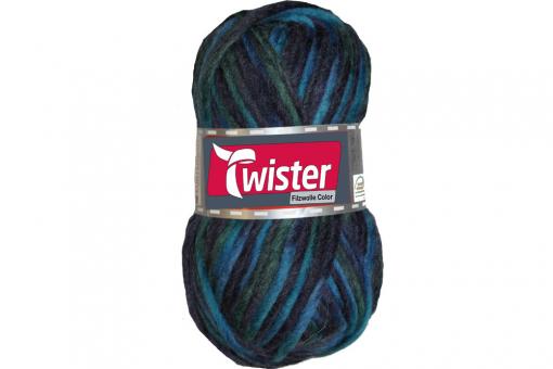 Filzwolle Twister - 50 g - Bunt Lagune