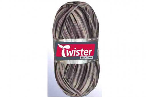 Sockenwolle Twister - 100 g - Bunt Bleu Multi