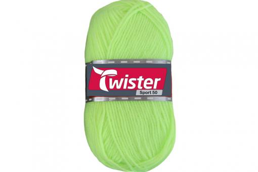 Universalwolle Twister - 50 g - Uni Neongelb