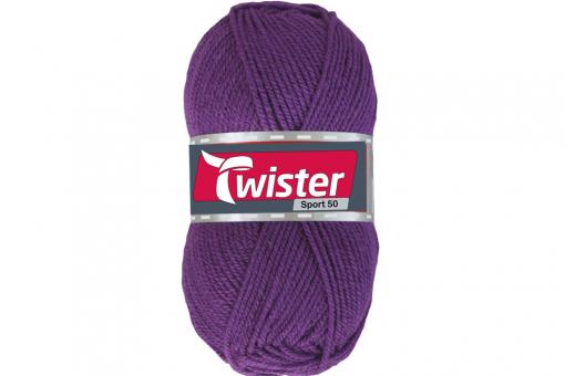 Universalwolle Twister - 50 g - Uni Lila