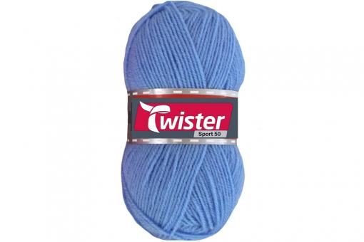 Universalwolle Twister - 50 g - Uni Bleu