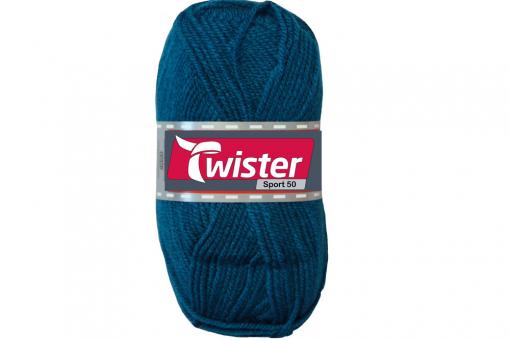 Universalwolle Twister - 50 g - Uni Petrol
