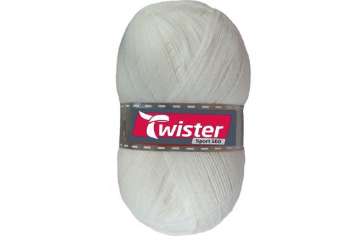 Universalwolle Twister - 400 g - Uni Weiß