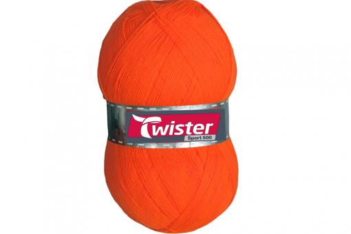 Universalwolle Twister - 400 g - Uni Neonorange