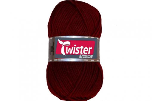 Universalwolle Twister - 400 g - Uni Weinrot