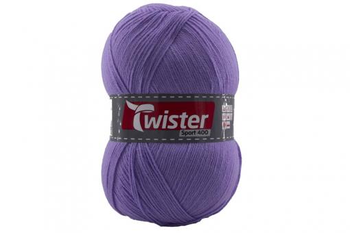 Universalwolle Twister - 400 g - Uni Flieder 