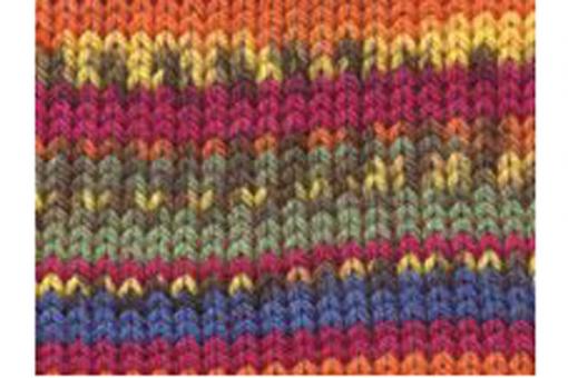 Strickwolle Bravo - 50 g - Bunt Rainbow Jaqcuard