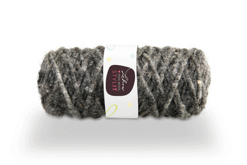 Makramee Garn - 5 mm -Jute Kern - 50 Meter Rolle Dunkelgrau