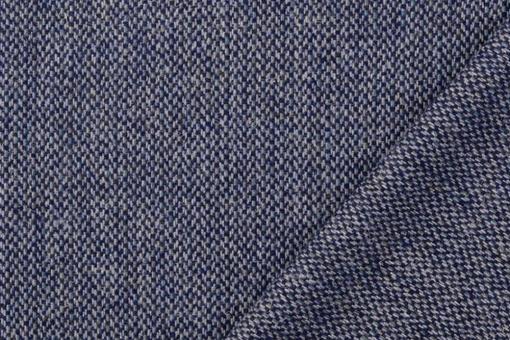 Tweed - Melange - Blau 