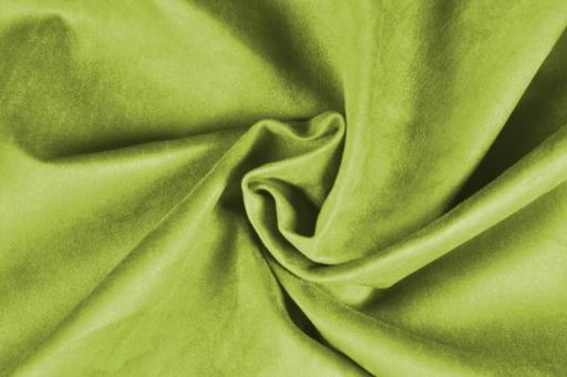 Möbelbezugsstoff Veloursleder-Imitat Frühlingsgrün