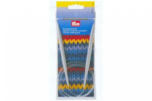 Rundstricknadeln Prym 80 cm - 20,0 mm Grau KST 