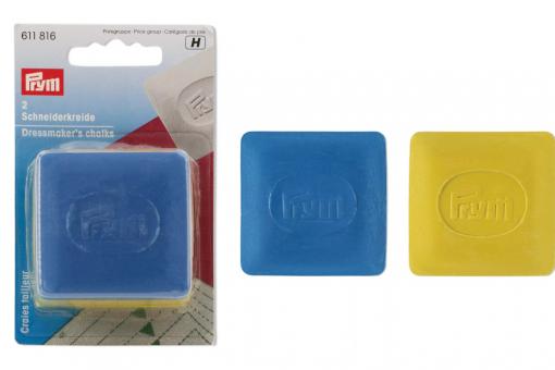 Schneiderkreide blau-gelb 
