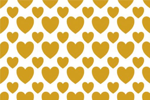 Blackout-Stoff - Sweethearts Weiß/Gold