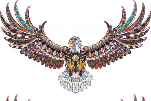 Kuschel-Fleece - Adler 