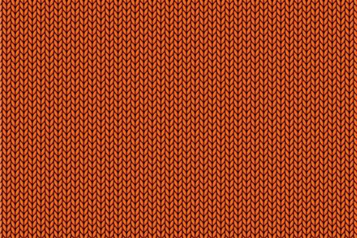 Strickmaschen - Türvorhang-Stoff Orange