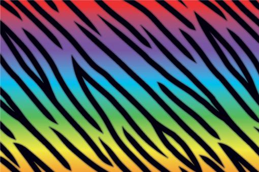 Wellness-Fleece - Tiger Rainbow