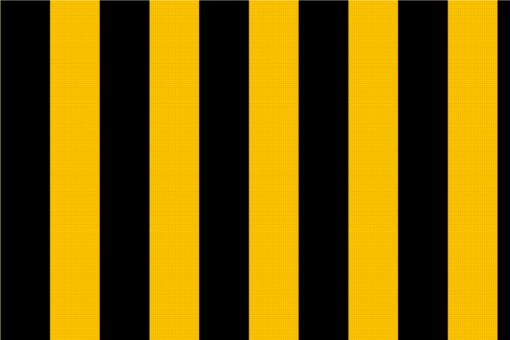 Blockstreifen - Satin-Stoff - Schwarz/Gelb 