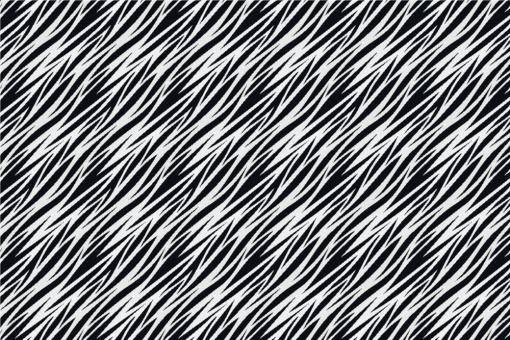 Satin-Stoff - Baby-Zebra Weiß/Schwarz