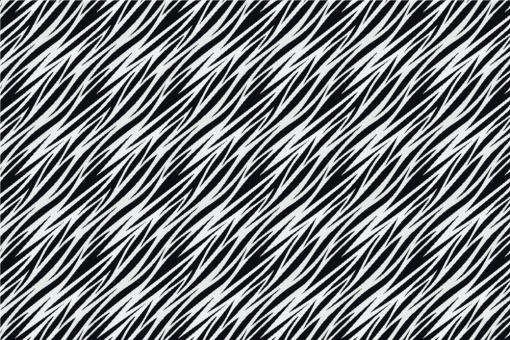 Satin-Stoff - Baby-Zebra Weiß/Schwarz
