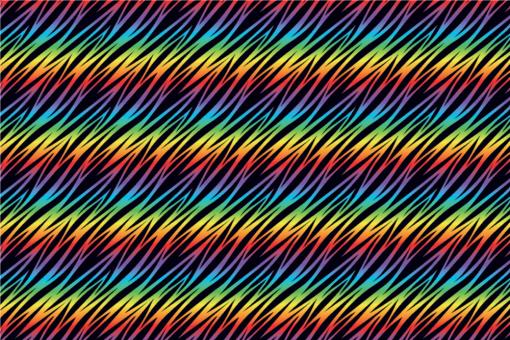 Allround-Stoff - Baby-Zebra Rainbow