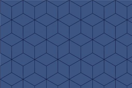 Nano-Softshell - Geometric Blau/Dunkelblau