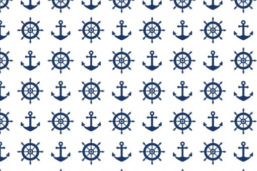 Blackout-Stoff perm. schwer entflammbar - Navy Collection No. 5 Weiß