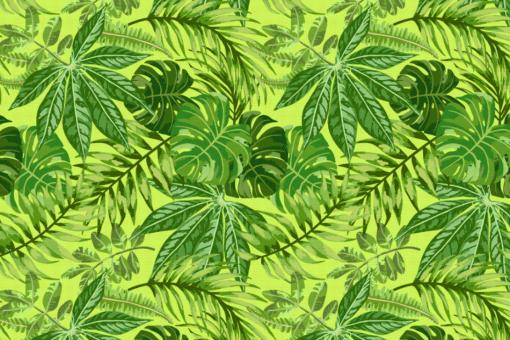 Samtstoff - Green Jungle Limette