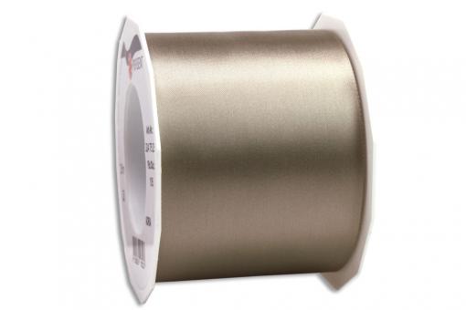 Satinband 72 mm - 25 m-Rolle Taupe