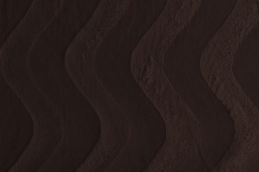 Veloursfell 3 mm hoch - Uni Dunkelbraun