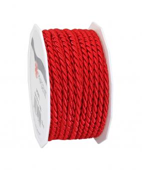 Kordel 4 mm - 25 m-Rolle - Uni Rot