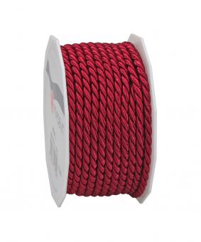 Kordel 4 mm - 25 m-Rolle - Uni Bordeaux