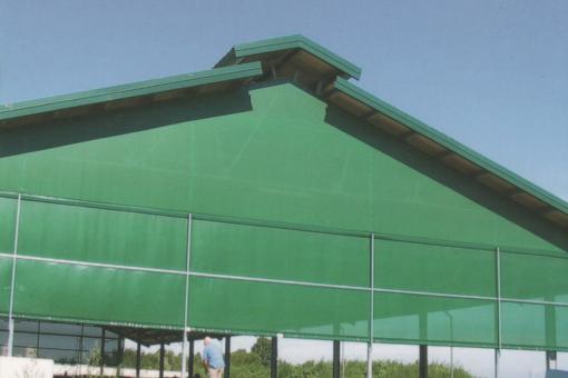 PVC Wind- und Sonnenschutznetz - Grün 