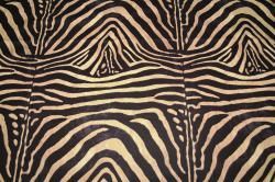 Microfaser Tierimitat Zebra