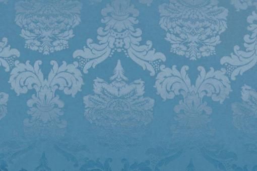 Romantik-Stoff Florenz - 280 cm Taubenblau