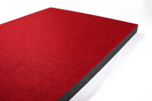Akustikpaneel Decke - Blue Fiber - 160 x 50 cm - inkl. Befestigung Dark Red