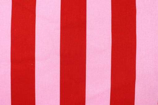 Baumwollstoff Bicolor - Rosa/Rot 