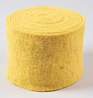 Wollfilz-Band 15 cm - 5 m-Rolle Sonnengelb