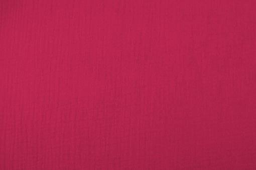 Baumwollstoff Double Gauze Fuchsia