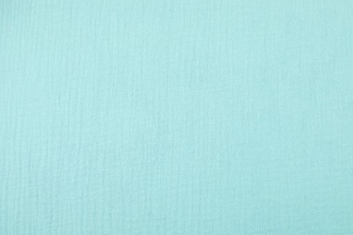 Baumwollstoff Double Gauze Hellblau