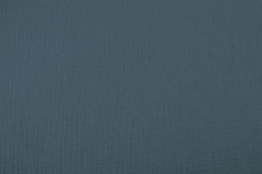 Baumwollstoff Double Gauze Taubenblau