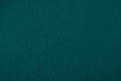 Baumwollstoff Double Gauze Petrol
