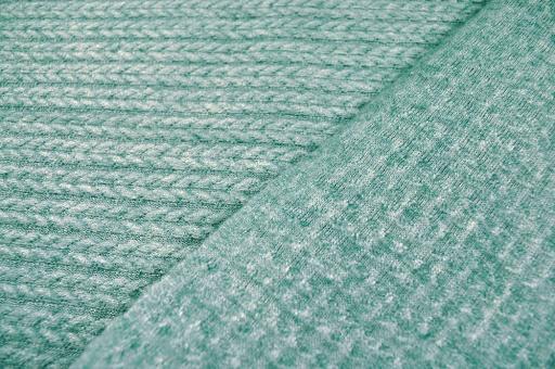 Bekleidungsstoff Exklusiv - Mohair Touch Mint