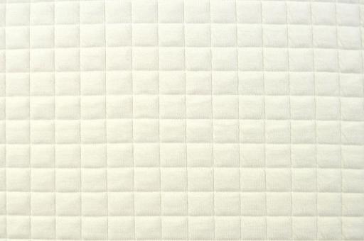 Steppjacquard - Quadrat 2 x 2 - Creme 