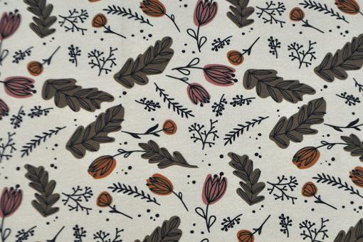 Jerseystoff Superprint - Lenis Blumen 